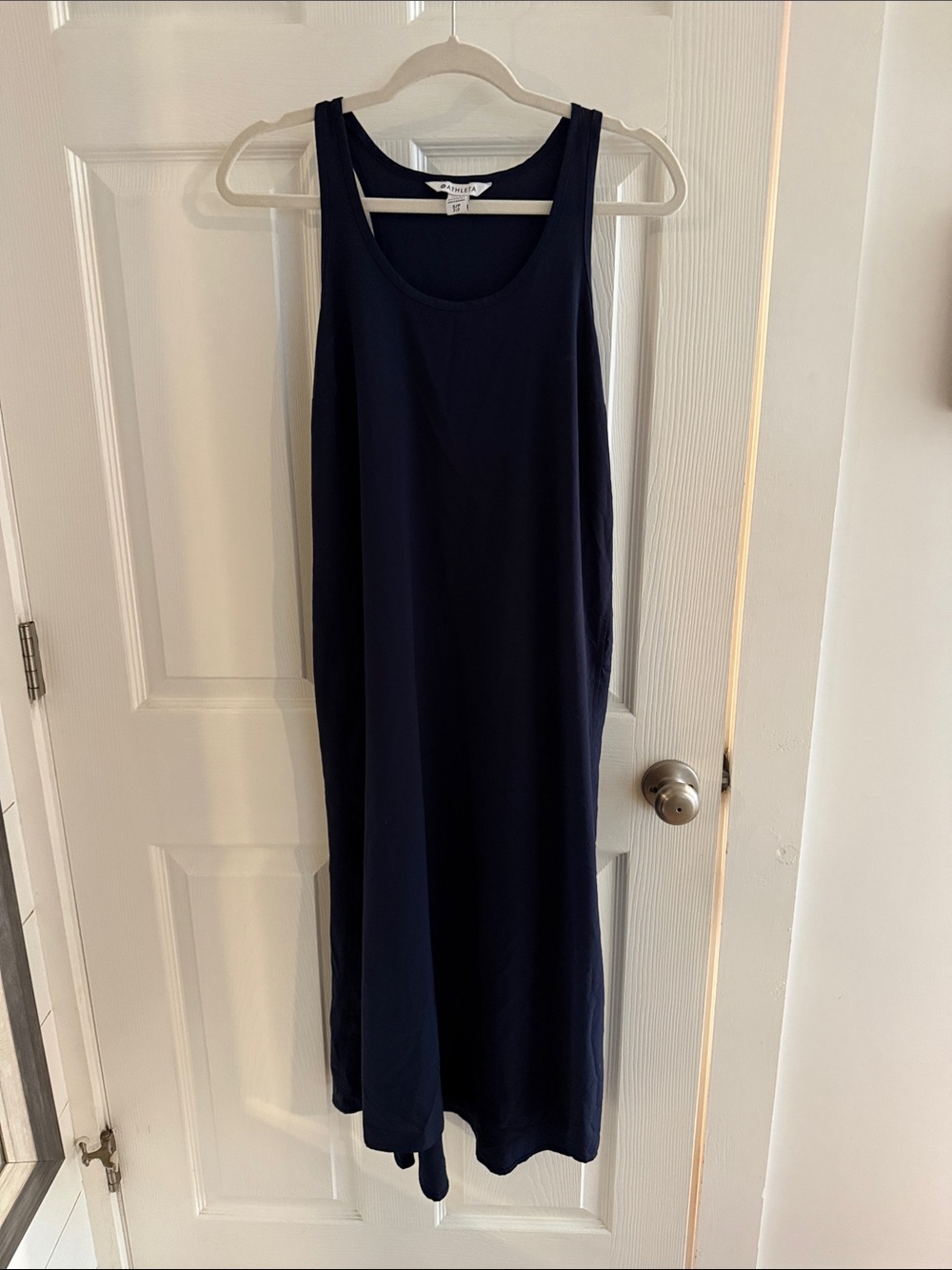 Athleta Navy Presidio Travel Maxi Tank Dress